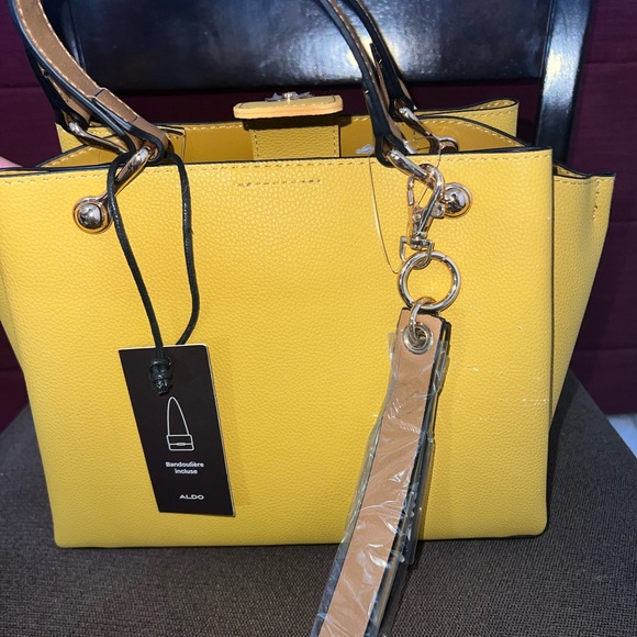 Aldo Bags Aldo Mustard Yellow Purse New With Tags Poshmark